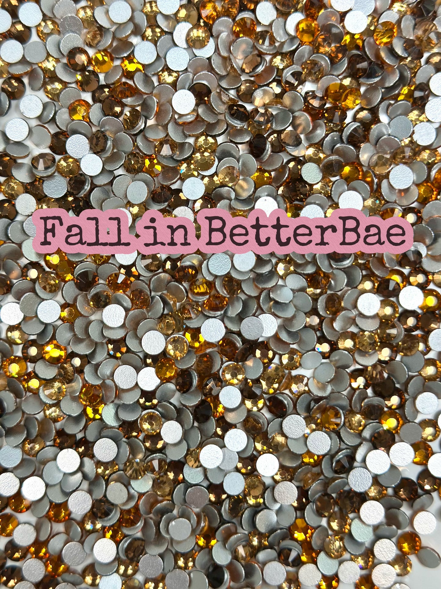 Color Mixed Flat Back Glass Rhinestones