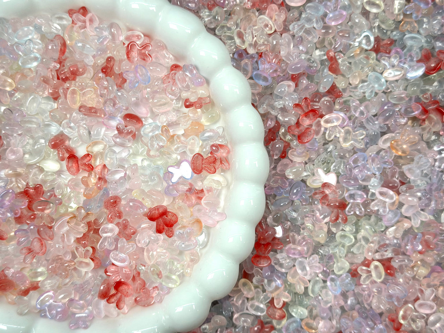 Cute K9 Flatback Rhinestone Mix – Bears, Stars, Butterflies, Roses Shapes & More