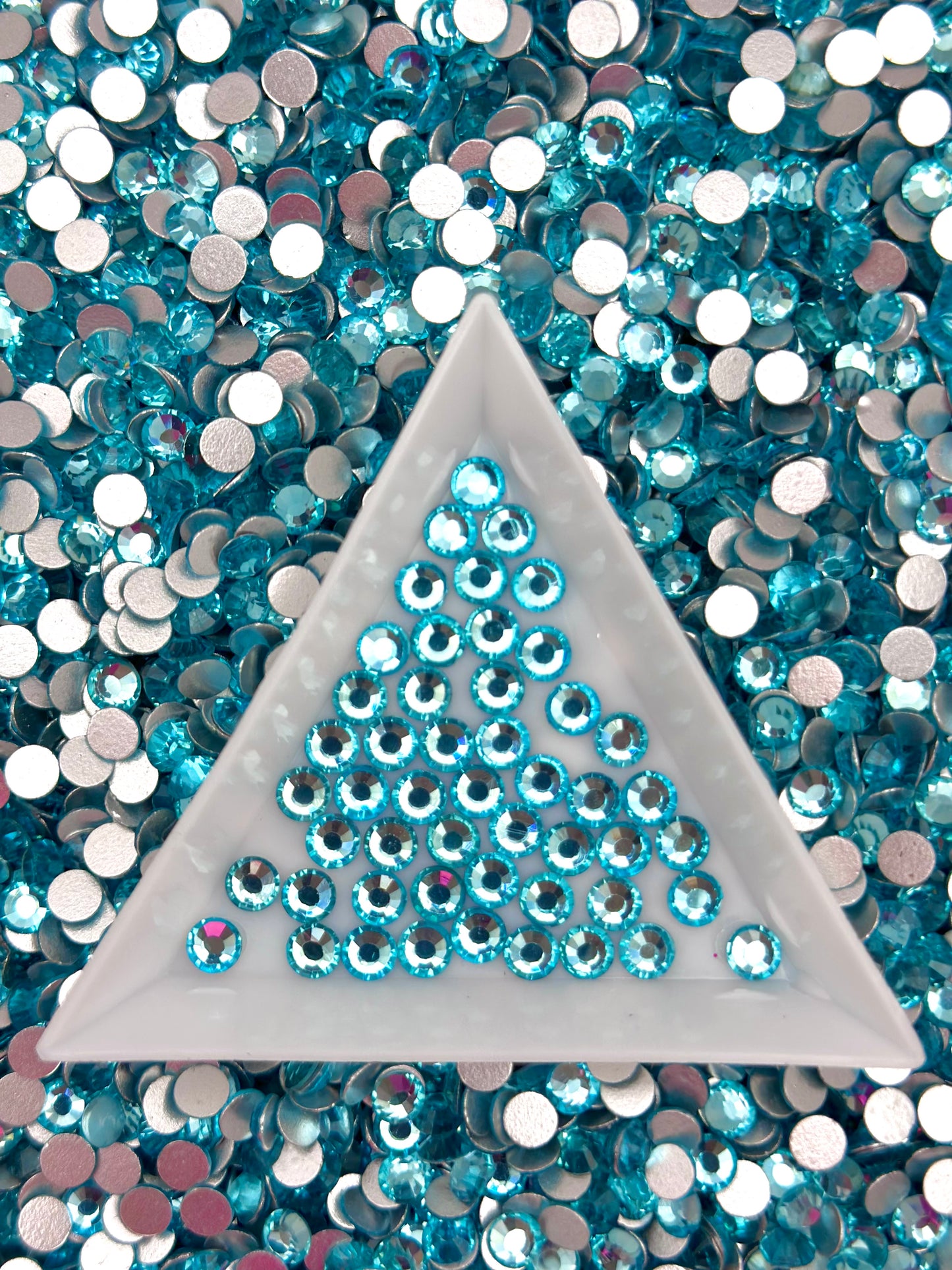 Flat Back Round Glass Rhinestones (No.1 - No.13) | Multiple Colors & Sizes (SS10-SS20)