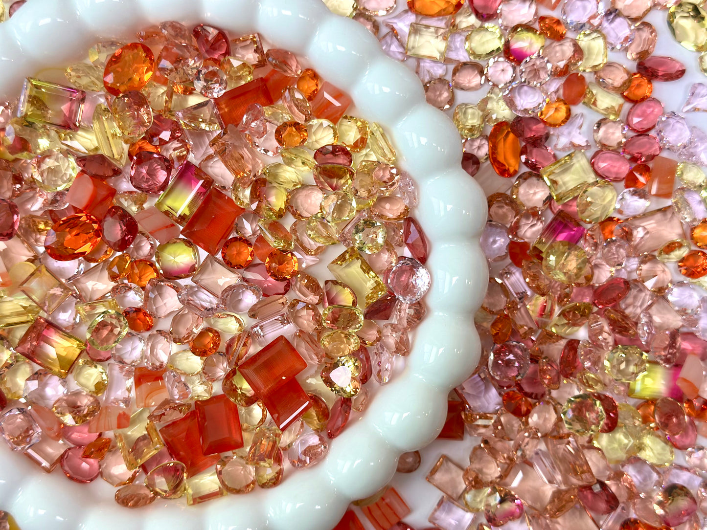 (Live Stream Special Color) Mixed Pointed Back Crystal Glass Rhinestones for Nails Arts and DIY
