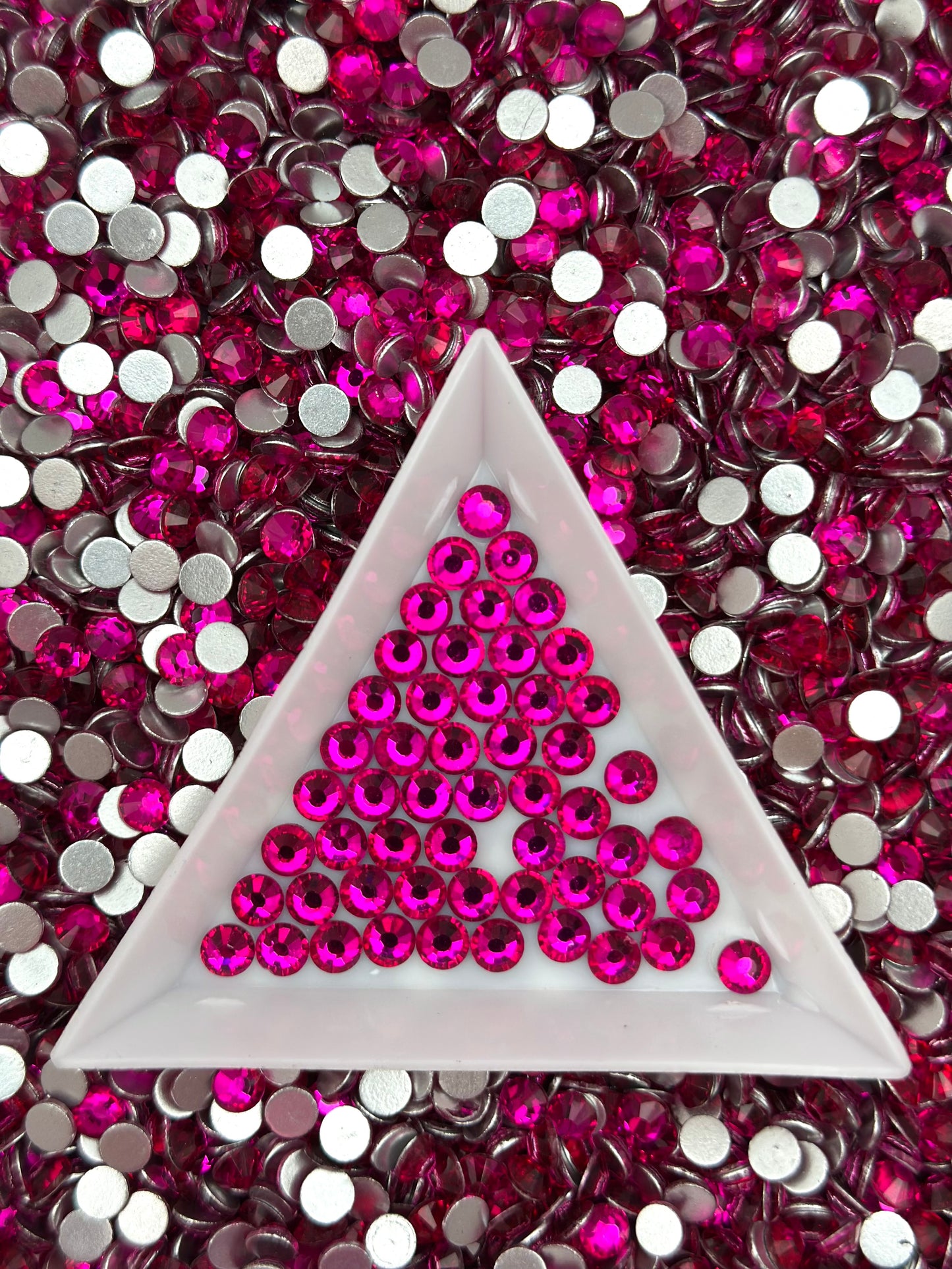 Flat Back Round Glass Rhinestones (No.14 - No.28) | Multiple Colors & Sizes (SS10-SS20)