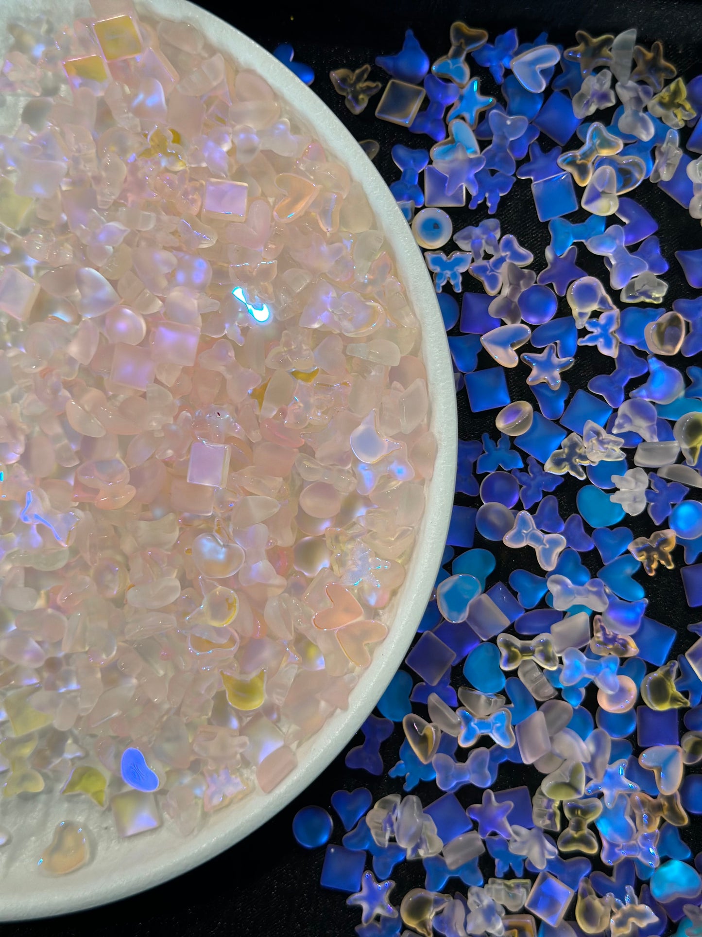 K9 AB Flat Back Glass Rhinestones For Nails Art and DIY