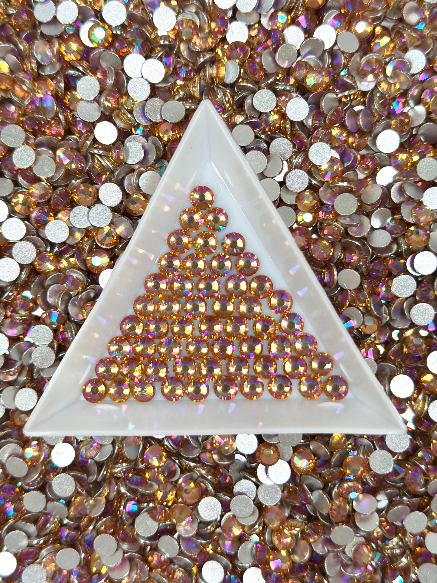 Flat Back Round Glass Rhinestones (No.14 - No.28) | Multiple Colors & Sizes (SS10-SS20)