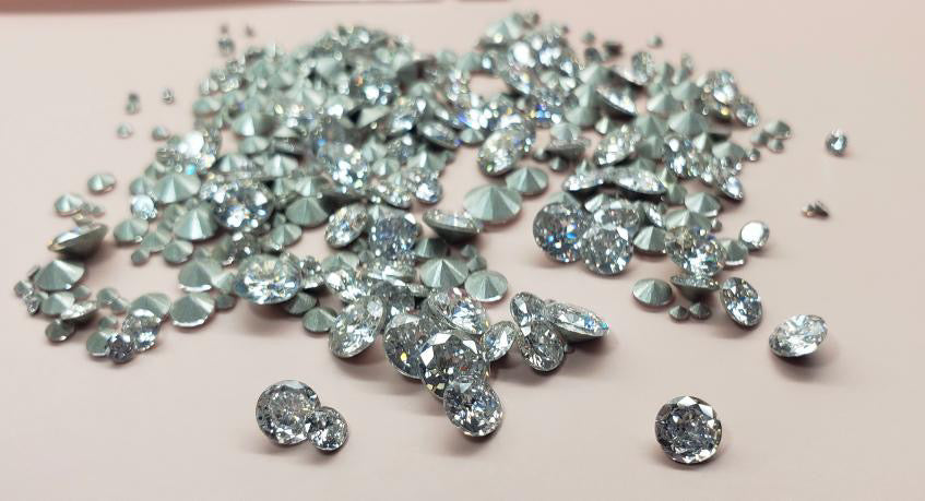 CZ Mixed Foiled Back Rhinestones for Nails Arts and DIY