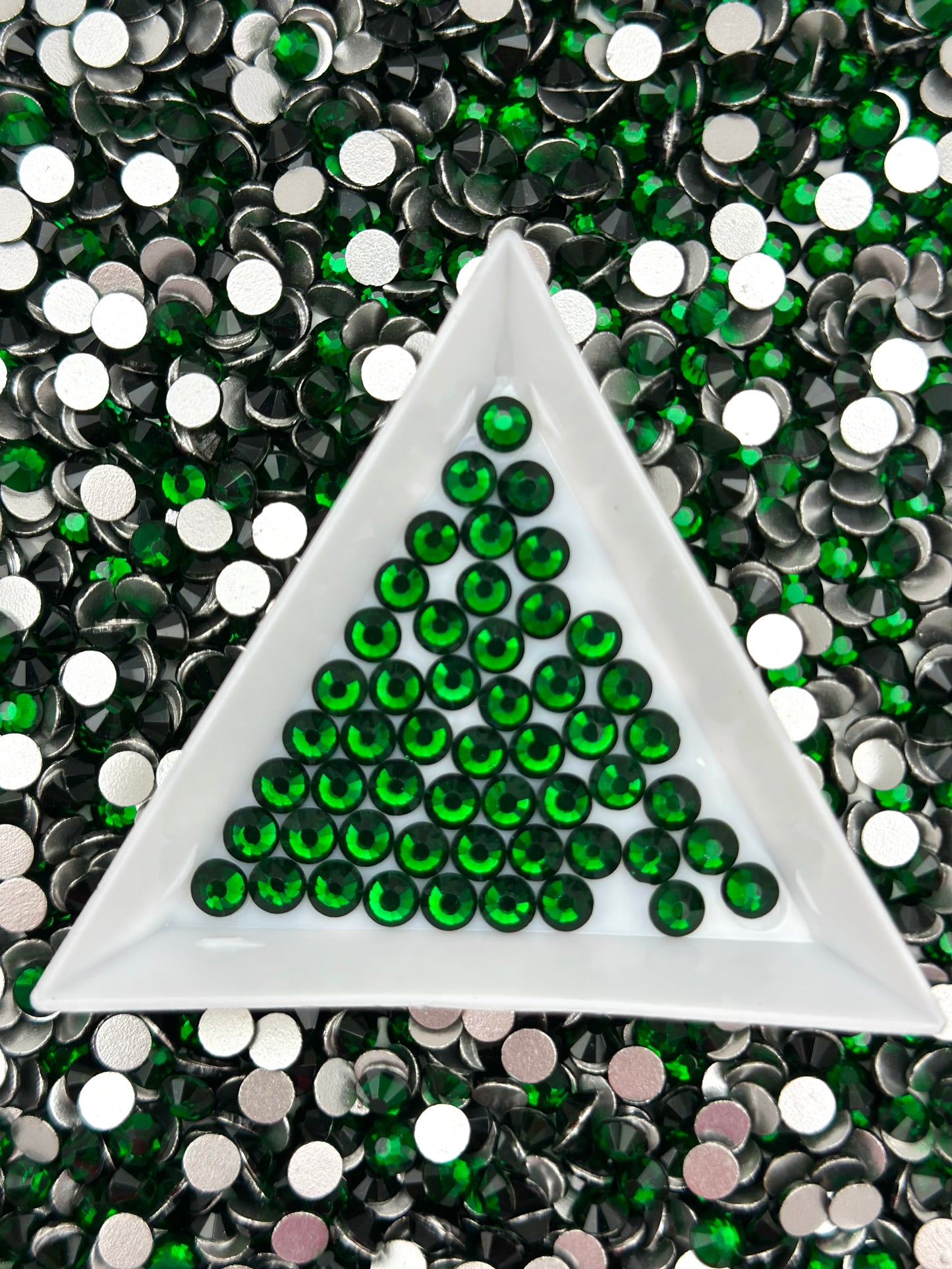 Flat Back Round Glass Rhinestones (No.1 - No.13) | Multiple Colors & Sizes (SS10-SS20)