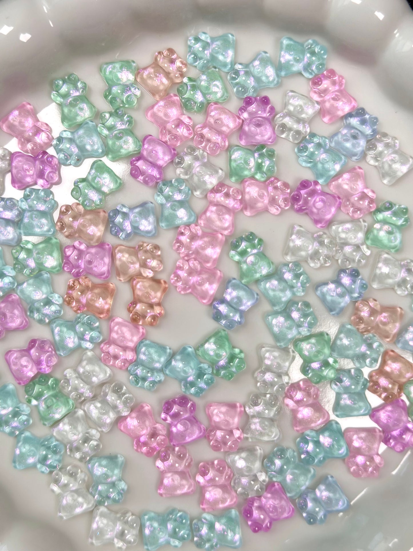 Cute K9 Flatback Rhinestone Mix – Bears, Stars, Butterflies, Roses Shapes & More