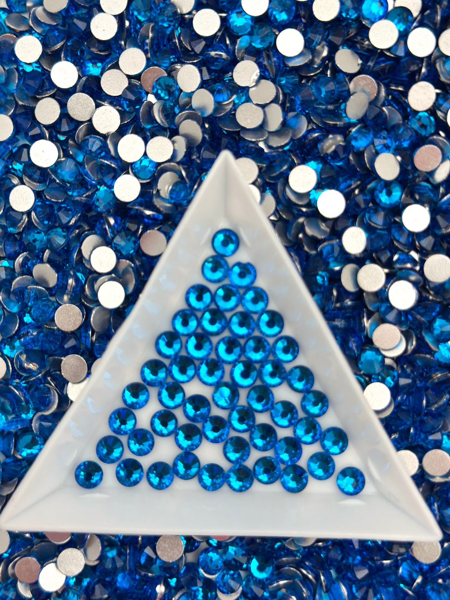 Flat Back Round Glass Rhinestones (No.1 - No.13) | Multiple Colors & Sizes (SS10-SS20)