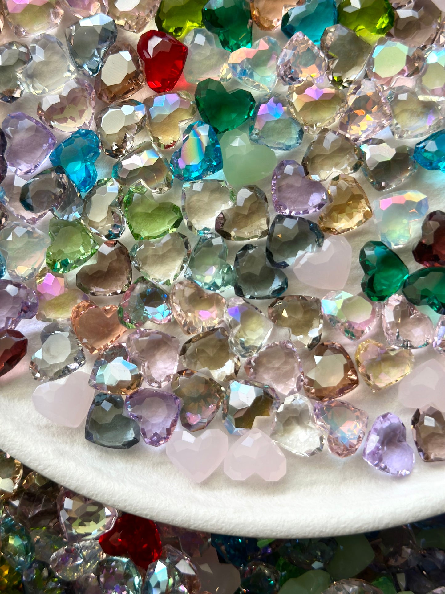 Sweetheart Mixed Pointed Back Crystal Glass Rhinestones For Nails Art and DIY