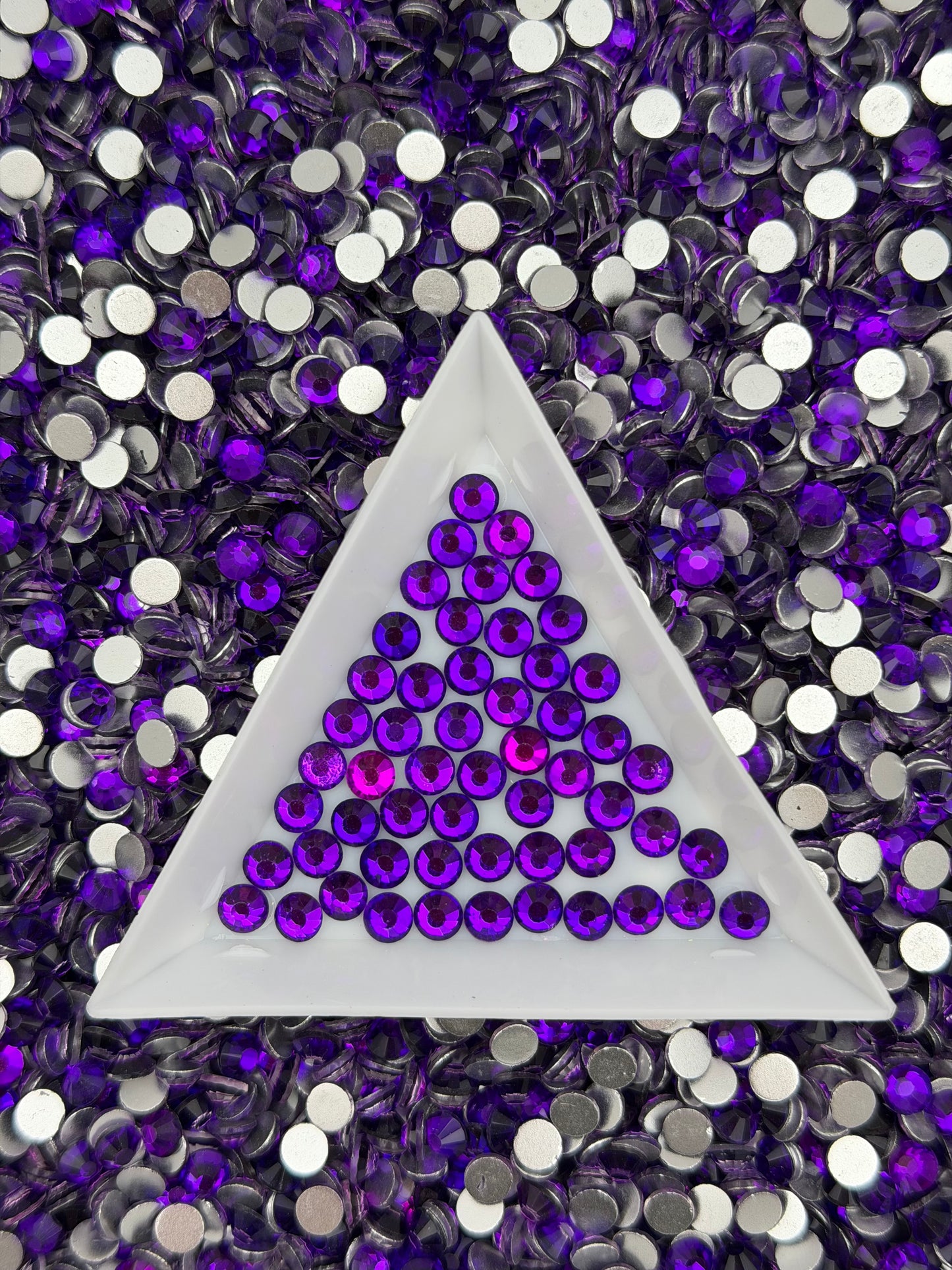 Color No.1-No.25 Mixed Sizes (From SS6 to SS20) Flat Back Round Glass Rhinestones