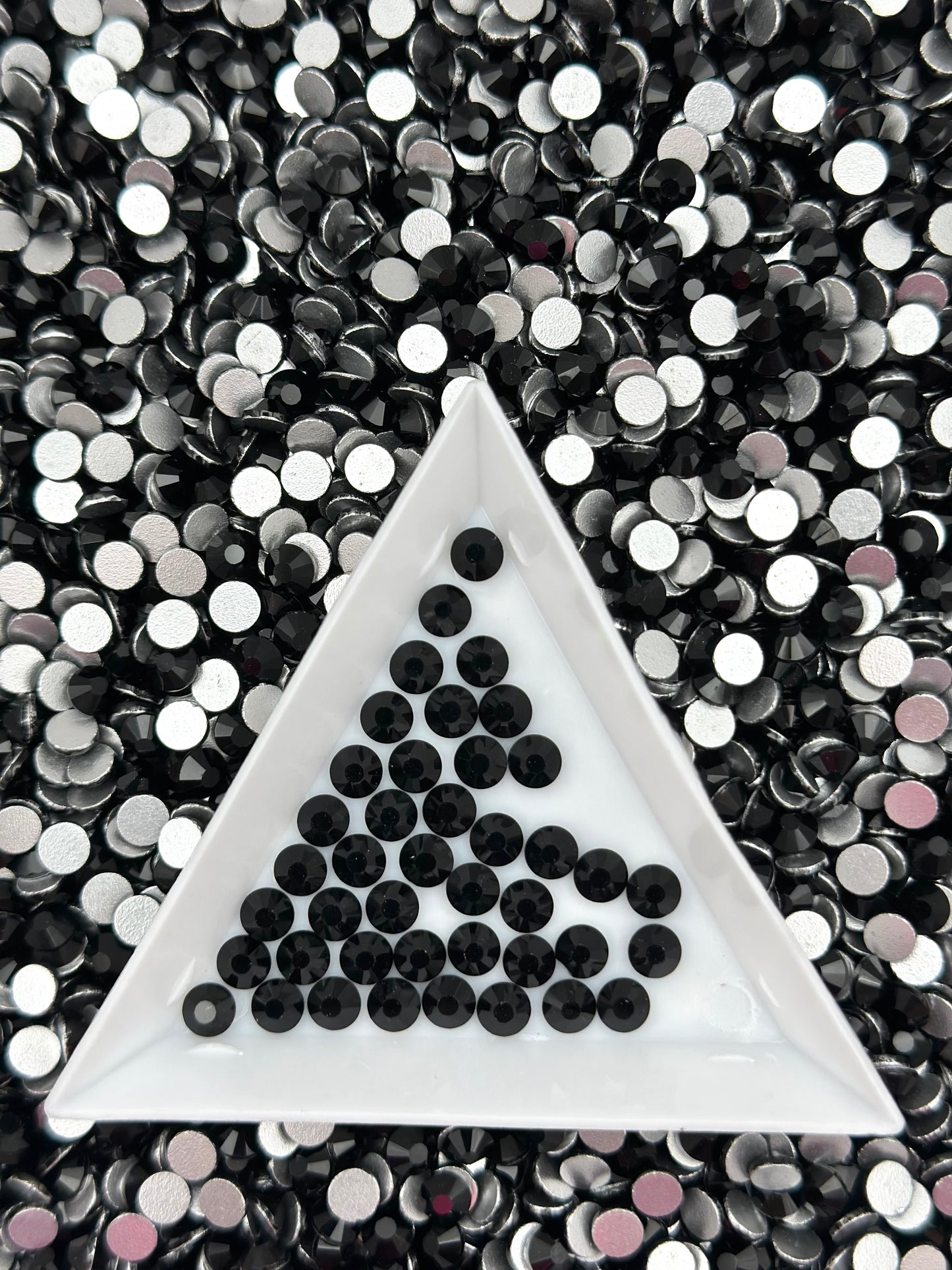 Flat Back Round Glass Rhinestones (No.1 - No.13) | Multiple Colors & Sizes (SS10-SS20)