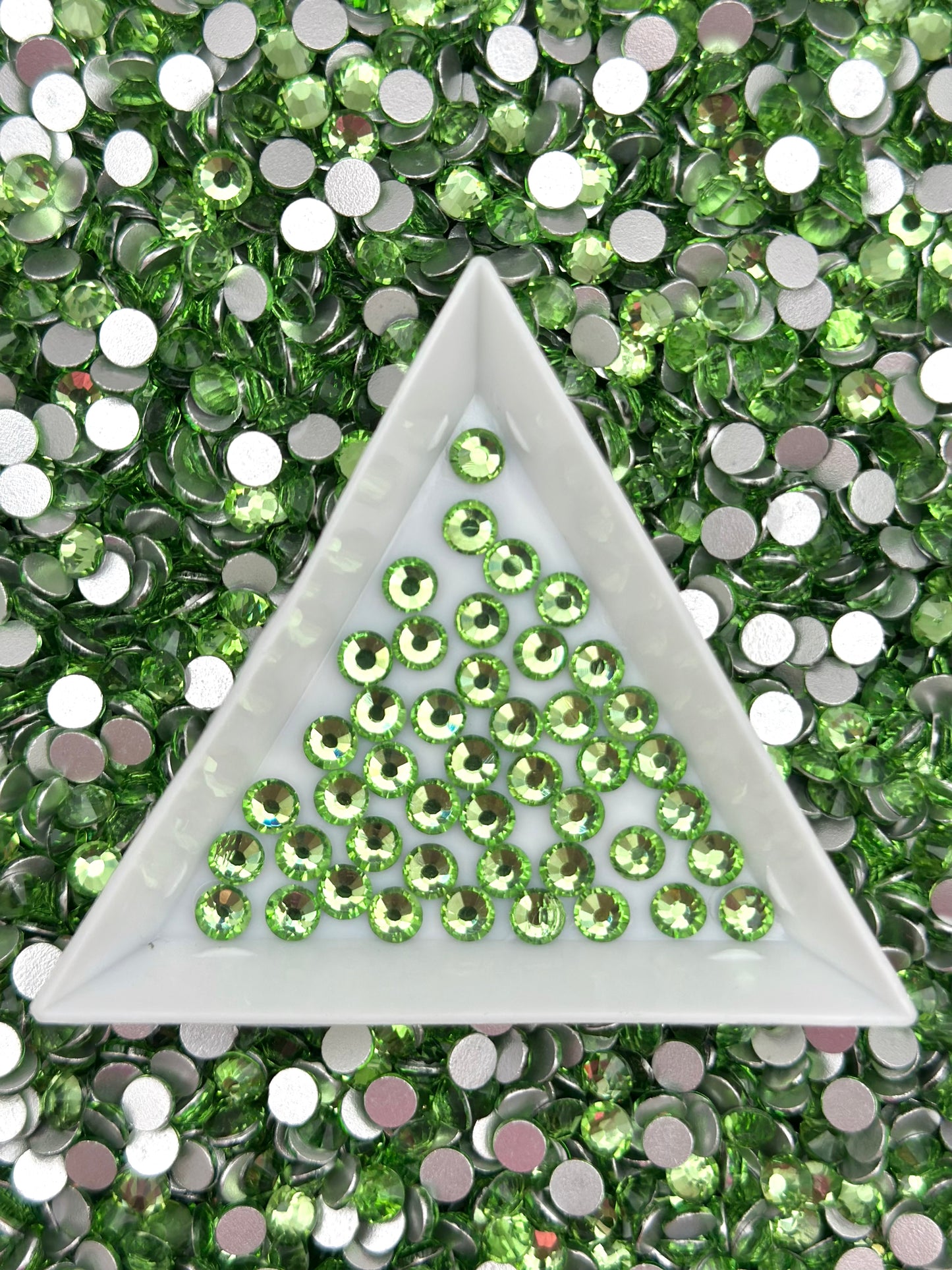 Flat Back Round Glass Rhinestones (No.1 - No.13) | Multiple Colors & Sizes (SS10-SS20)