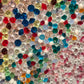 Round Mixed(4mm,6mm and 8mm) Pointed Back Crystal Glass Rhinestones for Nails Arts and DIY