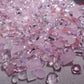 Luxe Pink Mixed Pointed Backed Crystal Glass Rhinestones for Nails Arts and DIY