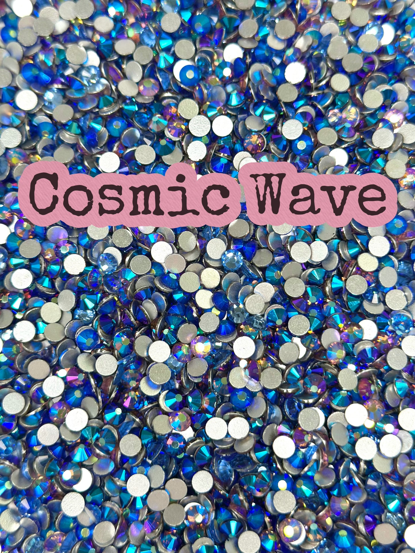 Color Mixed Flat Back Glass Rhinestones