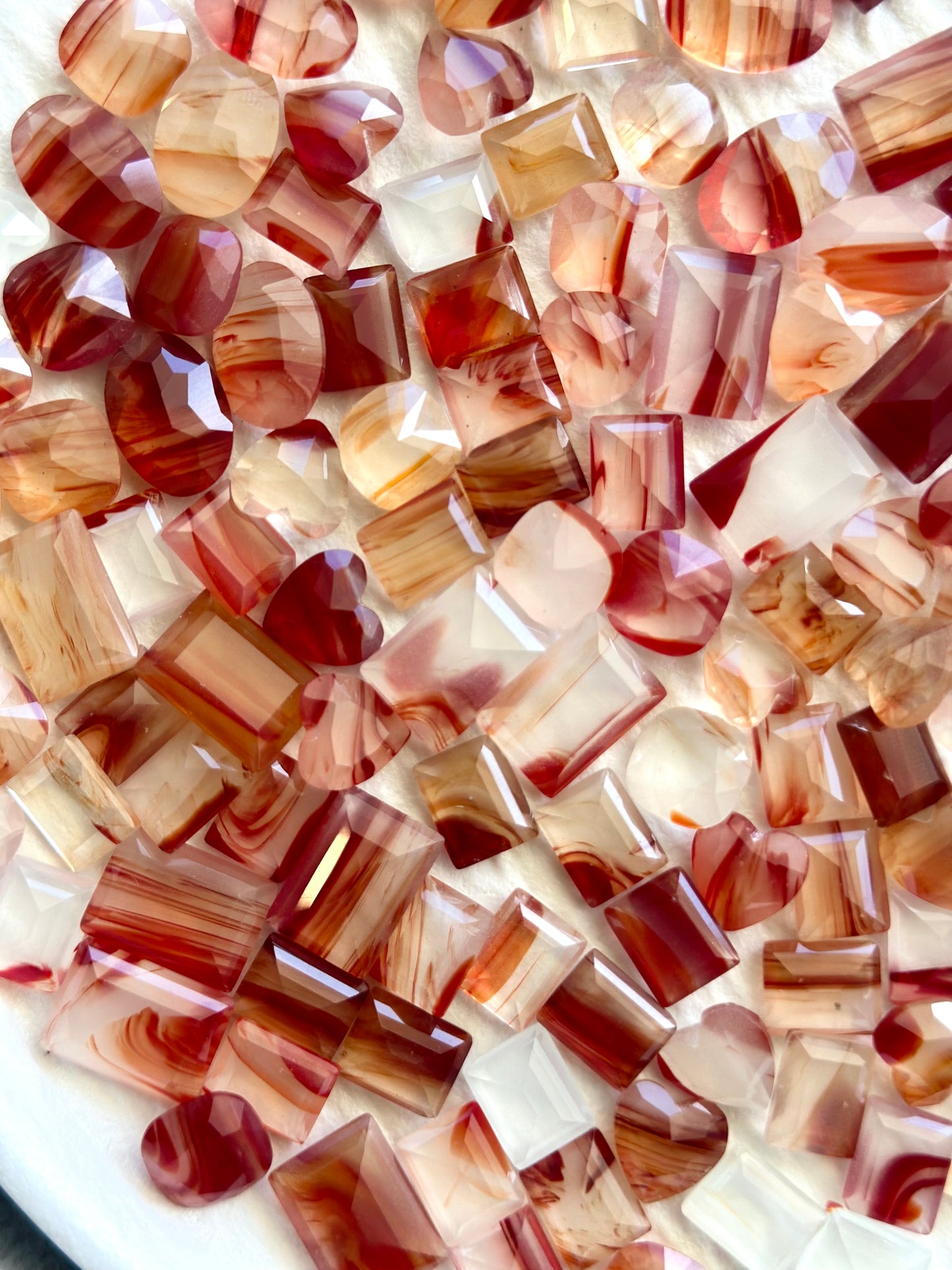 Luxe Amber Blush Mixed Pointed Back Rhinestones for Nails Arts and DIY