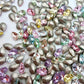 Luxe 4x6mm Small Tear Drop Foiled Pointed Back Rhinestones for Nails Arts and DIY