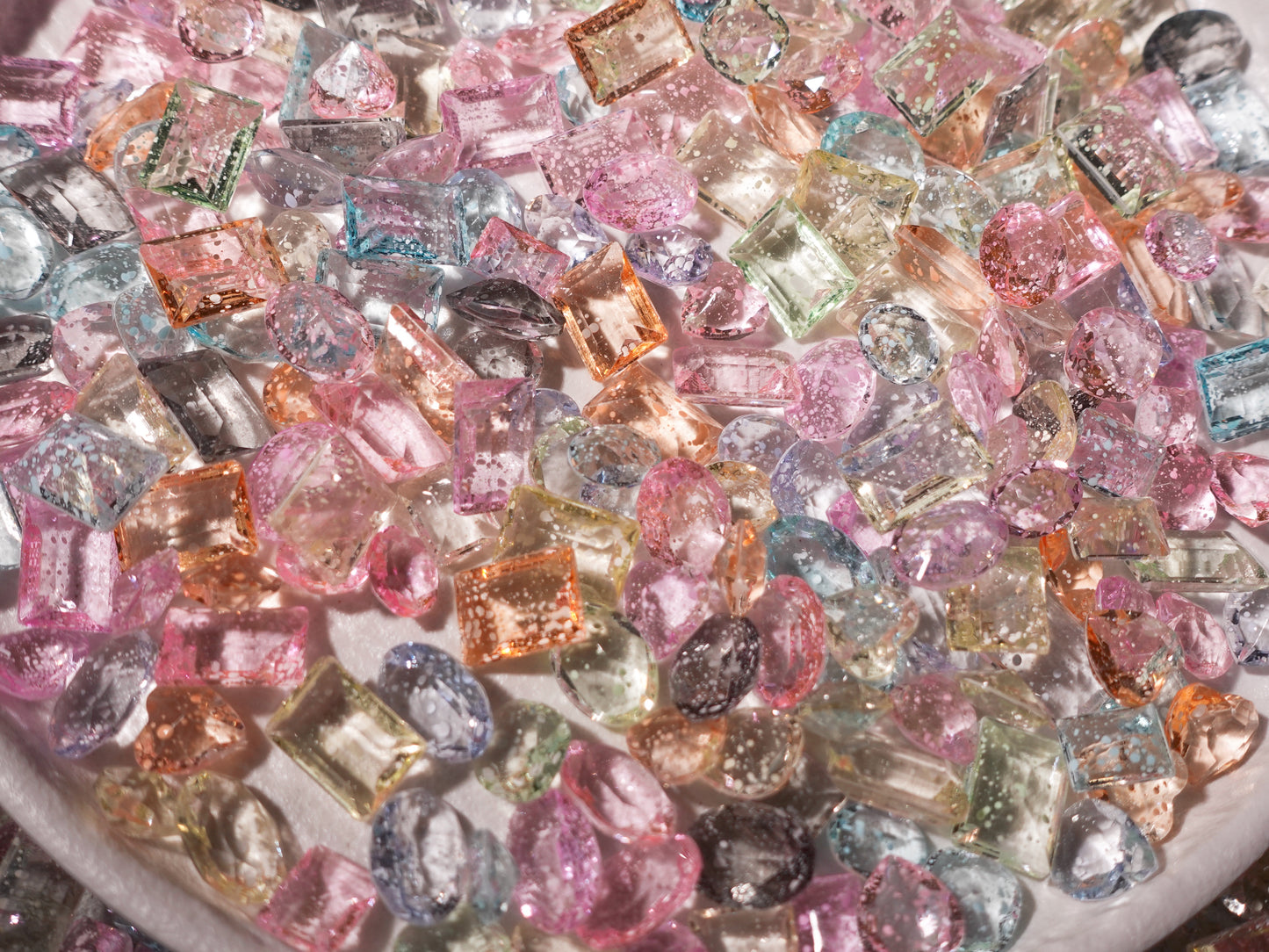 Fairy Dust Mixed Pointed Back Crystal Glass Rhinestones -DIY Nail Decoration Kit for Manicure, Crafts, Jewelry Making, and More