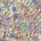 Dreamspace Sparkles Mixed Pointed Back Crystal Glass Rhinestones for Nails Arts and DIY