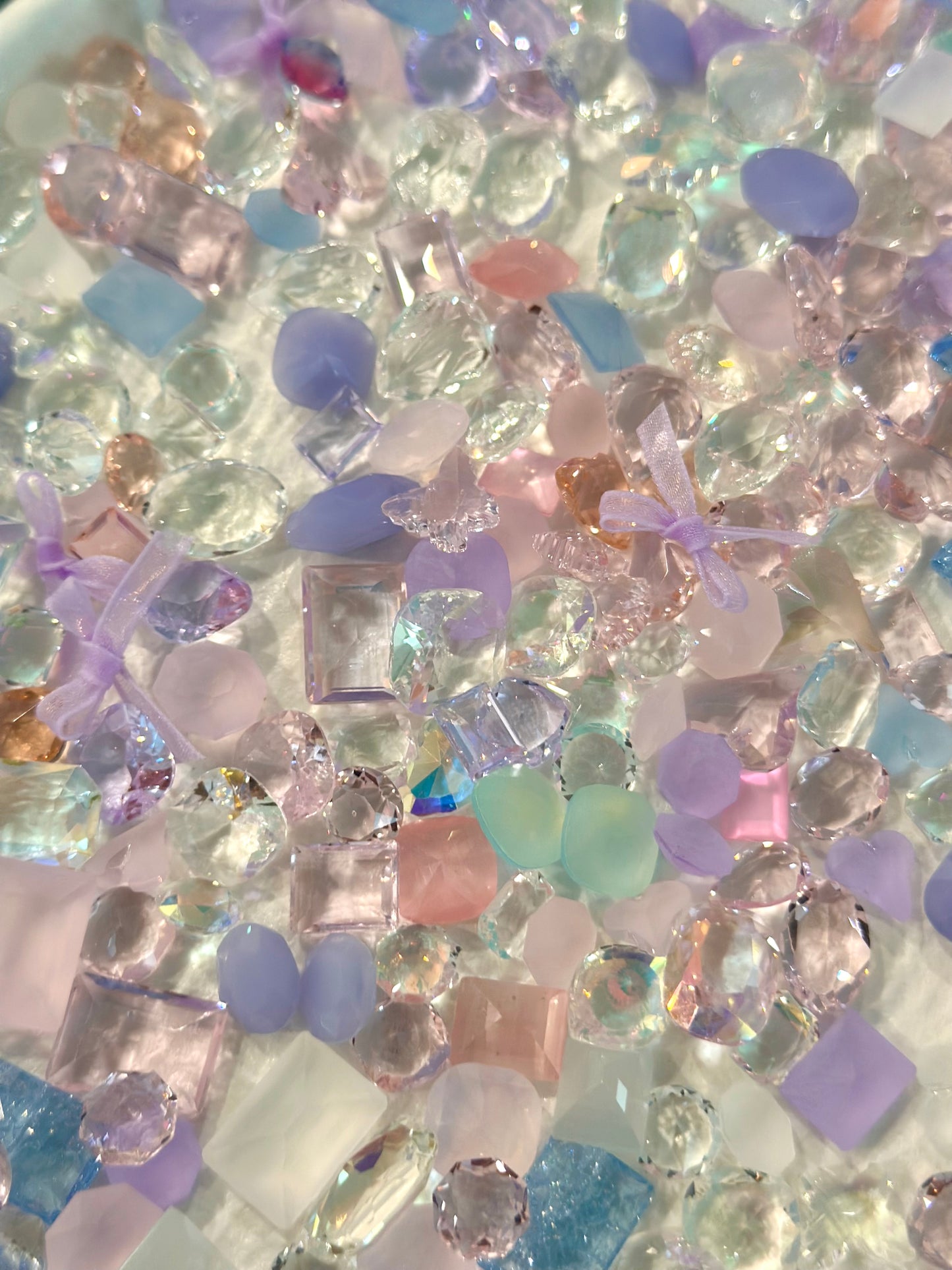 Dreamspace Sparkles Mixed Pointed Back Crystal Glass Rhinestones for Nails Arts and DIY