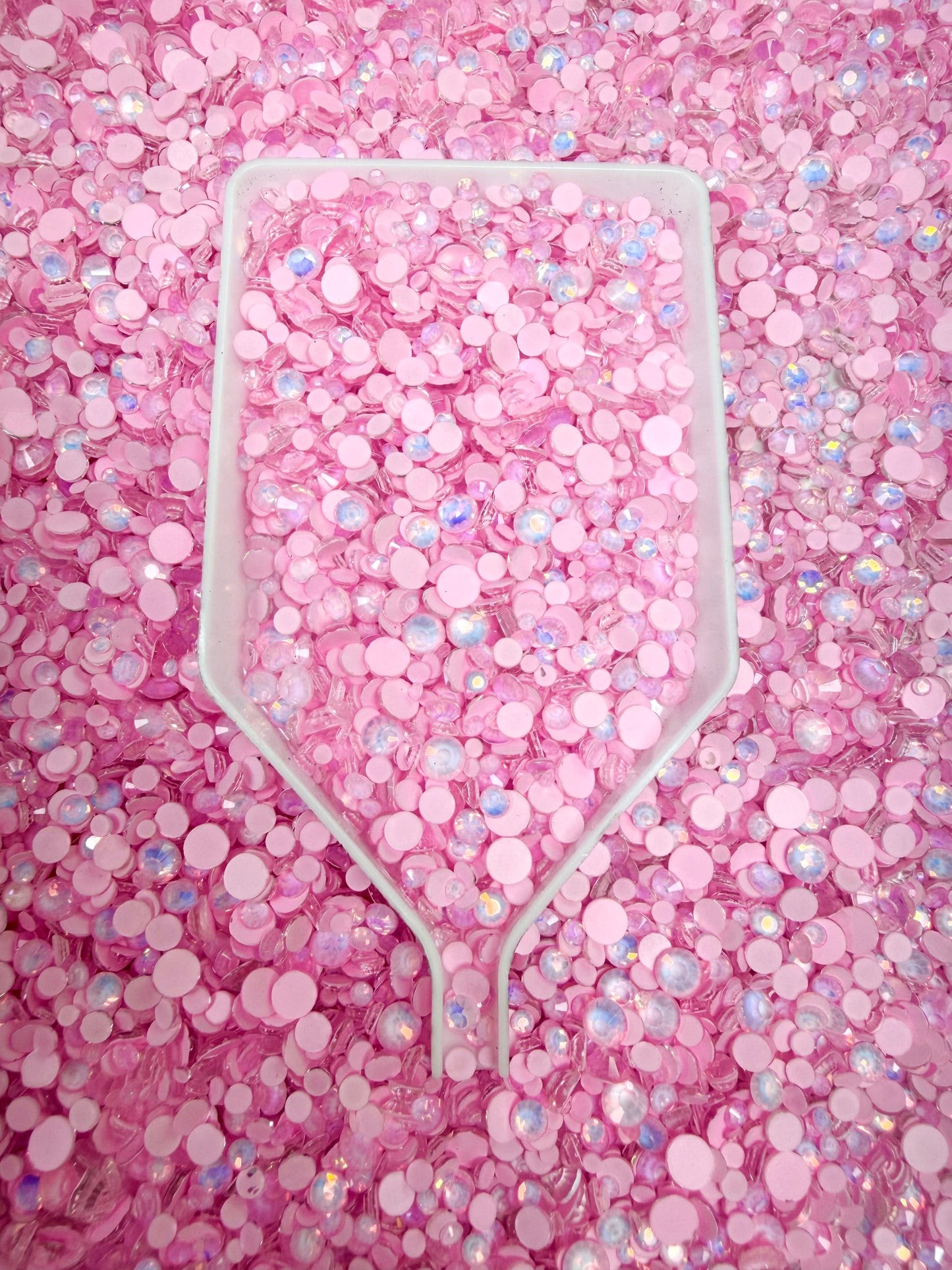 Color No.51-No.80 Mixed Sizes (From SS6 to SS20) Flat Back Round Glass Rhinestones