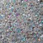 White AB Mixed Pointed Back Crystal Glass Rhinestones For Nails Art and DIY