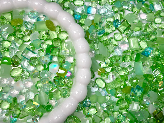 Spring Glow Mixed Pointed Back Crystal Glass Rhinestones For Nails Art and DIY