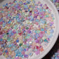 Mocha Mixed Foiled Pointed Back Crystal Glass Rhinestones for Nails and DIY