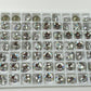 Round Shape Foiled Pointed Back CZ Rhinestones for Nail Art and DIY