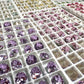 Luxe 8mm Round Shape Foiled Pointed Back Rhinestones