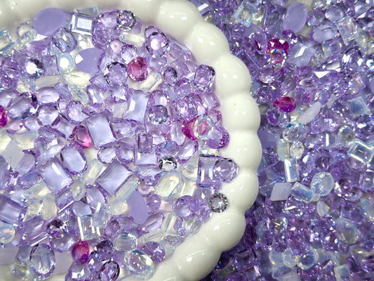 Dream Bloom Mixed Pointed Back Crystal Glass Rhinestones for Nails Arts and DIY
