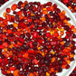 Luxe Ruby Flame Mixed Pointed Back Crystal Glass Rhinestones for Nails Arts and DIY