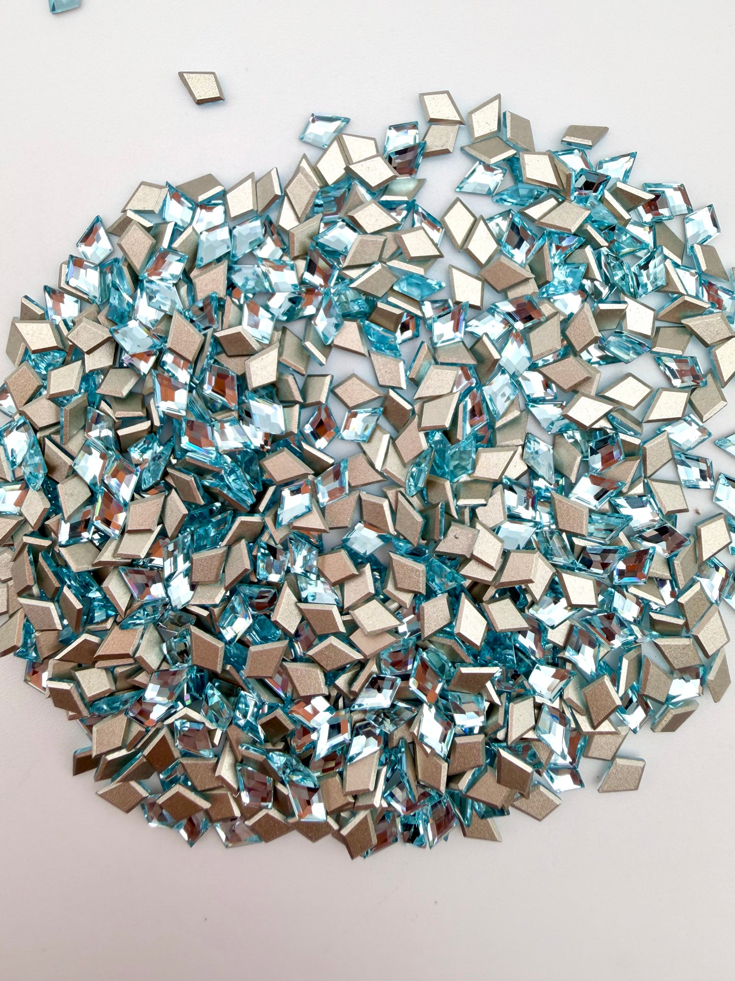 Luxe 4x6mm Diamond Shape Flat Back Crystal Glass Rhinestone