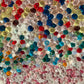 Round Mixed(4mm,6mm and 8mm) Pointed Back Crystal Glass Rhinestones for Nails Arts and DIY