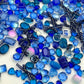 Royal Midnight Mixed Pointed Back Crystal Glass Rhinestones for Nails Arts and DIY