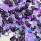 Grape Mist Mixed Pointed Back Crystal Glass Rhinestones for Nails Arts and DIY