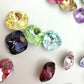 Luxe 10mm Cushion Shape Foiled Pointed Back Rhinestones for Nails Arts and DIY
