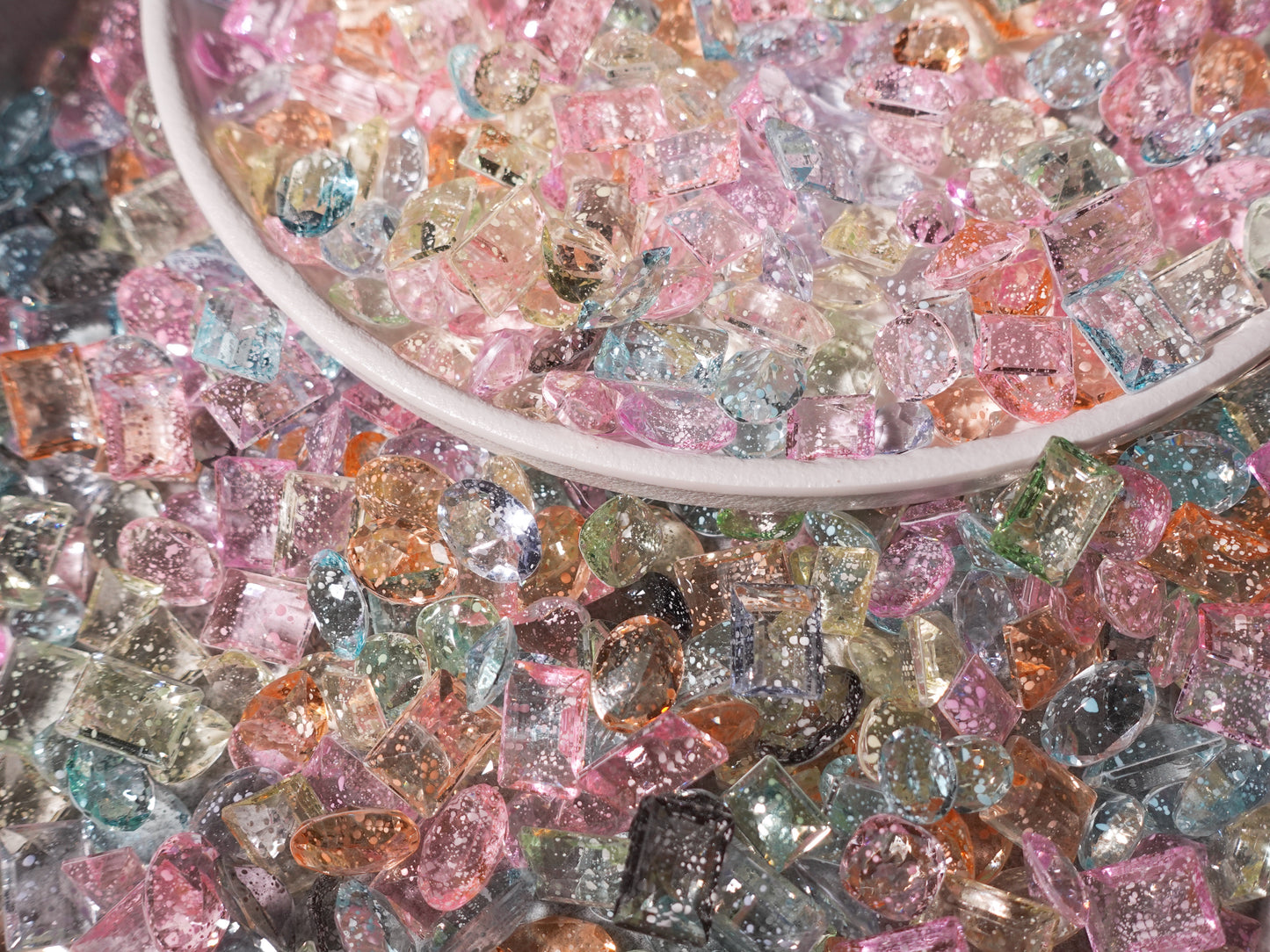 Fairy Dust Mixed Pointed Back Crystal Glass Rhinestones -DIY Nail Decoration Kit for Manicure, Crafts, Jewelry Making, and More