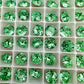 Luxe 8mm Rose Cut Foiled Pointed Back Rhinestones for Nails Arts and DIY