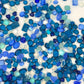 Blue Abyss Mixed Pointed Back Crystal Glass Rhinestones for Nails Arts and DIY