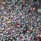 White AB Mixed Pointed Back Crystal Glass Rhinestones For Nails Art and DIY