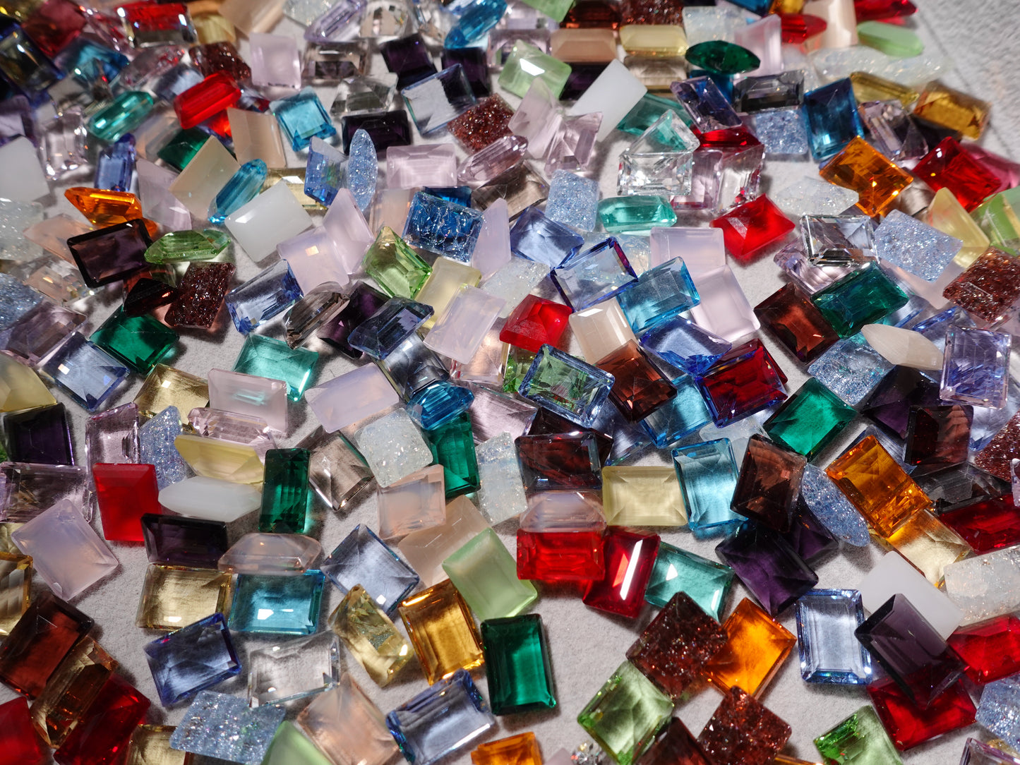 10x14mm Large Rectangle Mixed Pointed Back Crystal Glass Rhinestones For Nails Art and DIY