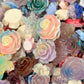Mixed Flat-Back Rose Resin Flowers for DIY Crafts & Fashion Accessories