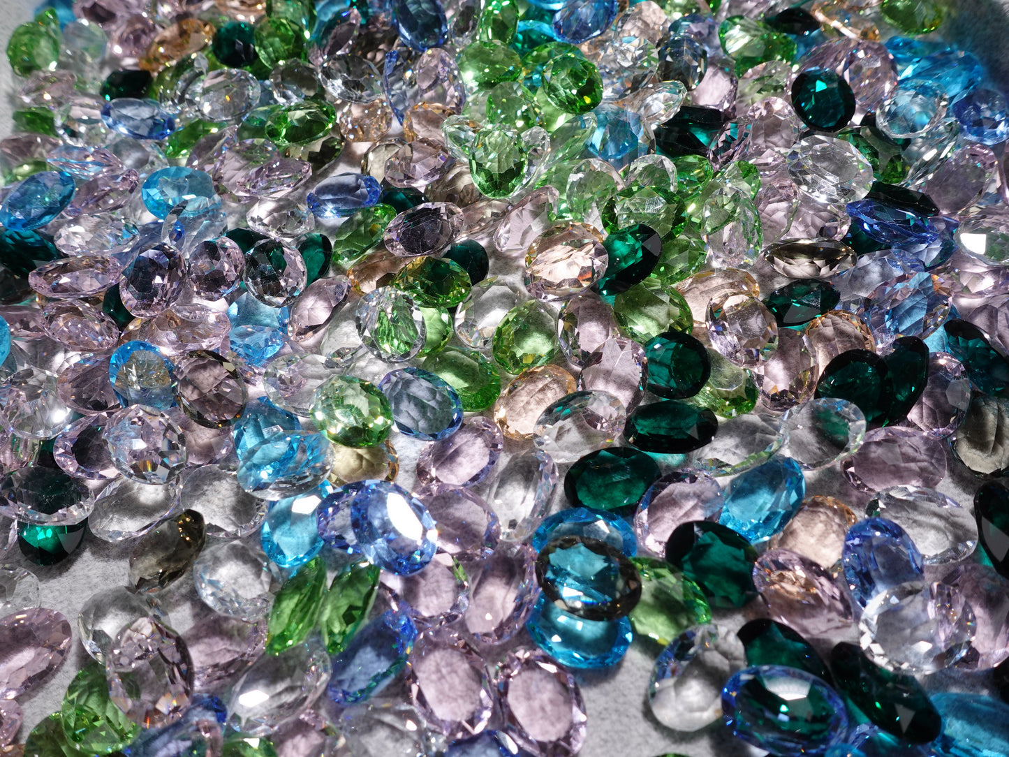 13*18mm Extra Large Oval Mixed Pointed Back Crystal Glass Rhinestones