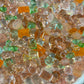 Peach Glow Mixed Pointed Back Crystal Glass Rhinestones for Nails Arts and DIY