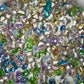Small Size Mixed Foiled Pointed Back Crystal Glass Rhinestones DIY Nail Decoration Kit for Manicure, Crafts, Jewelry Making, and More