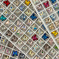 Butterfly Mixed Foiled Pointed Back Crystal Glass Rhinestones For Nails Art and DIY