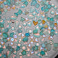 100Pcs K9 AB Flat Back Glass Rhinestones For Nails Art and DIY
