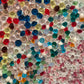 Round Mixed(4mm,6mm and 8mm) Pointed Back Crystal Glass Rhinestones for Nails Arts and DIY