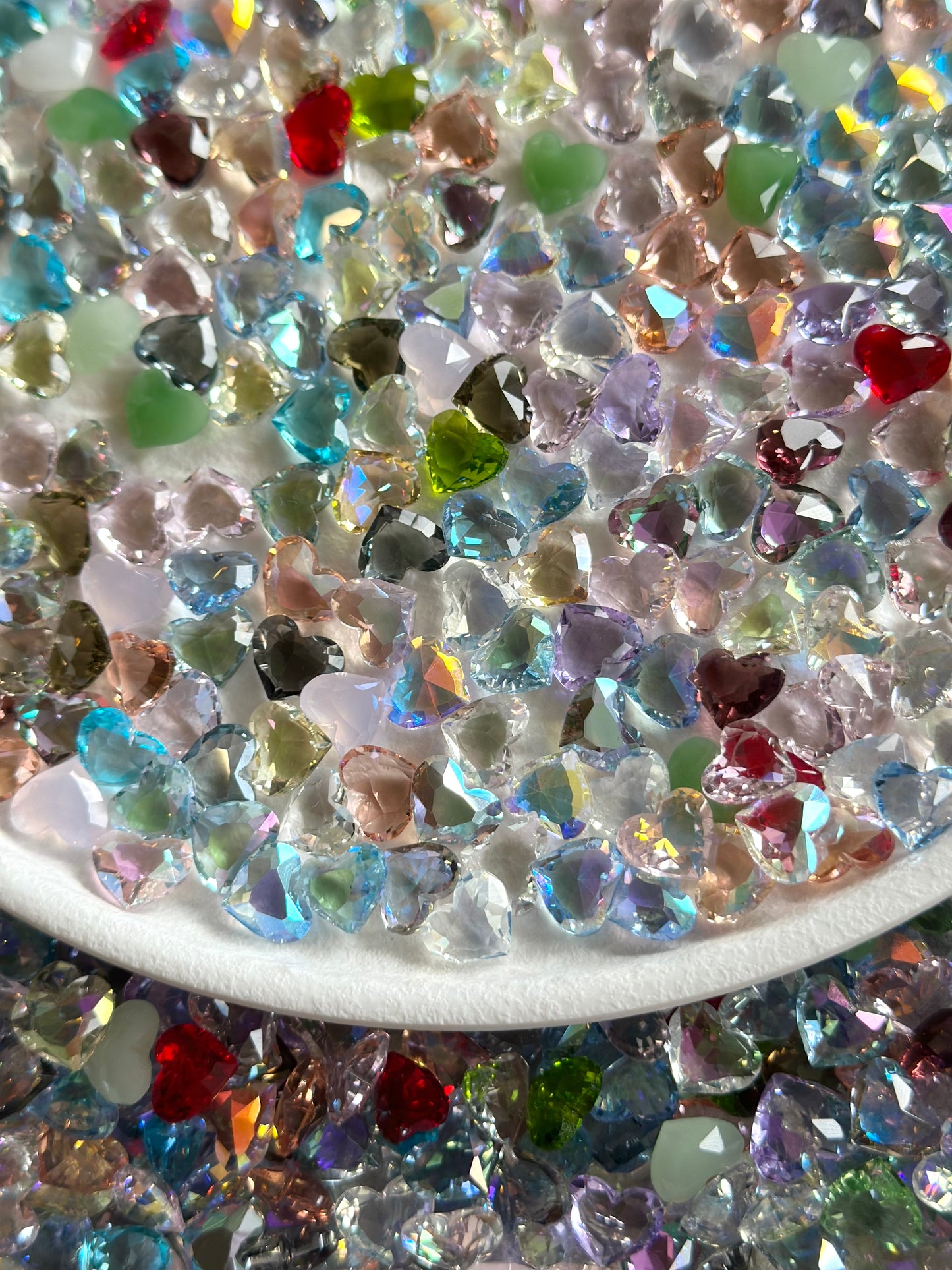Sweetheart Mixed Pointed Back Crystal Glass Rhinestones For Nails Art and DIY