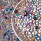 10mm Rose Cut Mixed Pointed Back Crystal Glass Rhinestones -DIY Nail Decoration Kit for Manicure, Crafts, Jewelry Making, and More